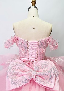 Handmade <b>Princess</b> Pink off Shoulder Sweetheart Quinceanera Lace Party Women's Wedding <b>Dresses</b> Wedding Dressgirl <b>Dress</b> <b>Prom</b> <b>Dress</b> - Product Image 5