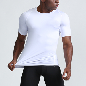 <b>Men's</b> Athletic Compression <b>Base</b> <b>Layer</b> Shirt Solid 240g Spandex Polyester Quick Dry Seamless Anti-Odor Windproof Full Sleeve OEM - Product Image 6