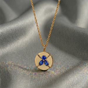 Collier pendentif en grenat en gros, plaqué argent, rond, à facettes, fait main, bijoux pour femmes, approvisionnement en vrac - Product Image 5