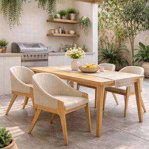 Chaise de salle à manger scandinave en teck de première qualité, prix distributeur, pour restaurant, hôtel, ferme, usage commercial, appartement - Product Image 6