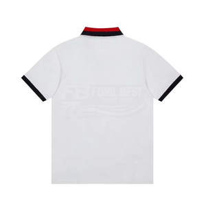 เสื้อเชิ้ตผู้ชายลำลอง คอปก ผ้าฝ้ายถัก 100% น้ำหนัก 220 กรัม ย้อมสีพื้น ซักแล้ว ระบายอากาศได้ดี ไซส์ใหญ่ ทรงปกติ - Product Image 2