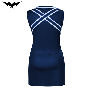 Tenues de cheerleading sans manches pour adultes Bigetron Sports - Personnalisables avec broderie et strass, 100% polyester, service OEM - Product Image 4