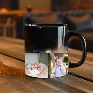 Taza de Cerámica Moderna de 11 oz con Cambio de Color Personalizado, Sensible al Calor, Apta para Alimentos, Regalo Personalizado - Product Image 1
