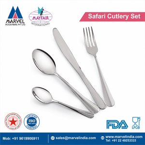 Juego de Cubiertos de Acero Inoxidable Cromado Ecológico de Alta Calidad, Cuchara, Cuchara de Té, Cuchillo, Tenedor, Acabado Espejo, Calidad de Exportación, Apto para Contacto con Alimentos - Product Image 2