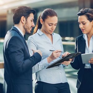 PU Leather Padfolio <b>Portfolio</b> <b>Folder</b> Business Document Organizer Case Stylish Media & Paper Holder - Product Image 6