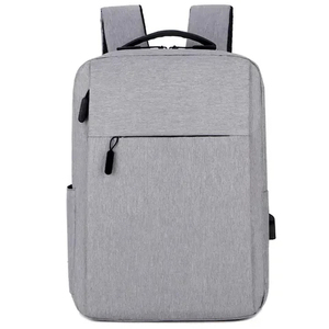 Nylon <b>Backpack</b> With Adjustable <b>Strap</b> Zipper Closure 20-30L Capacity Unisex Casual Daily Use Solid Color Durable Design - Product Image 5
