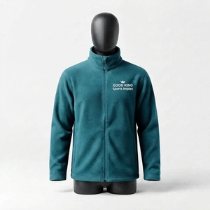 Custom Design Polar Fleece <b>Jacket</b> Fashionable <b>Jackets</b> Outdoor Sporty Autumn Winter Fleece <b>Jacket</b> for <b>Men</b> - Product Image 1