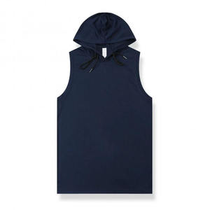 Débardeur Streetwear Vierge Homme en Gros – Gilet d'Entraînement Sans Manches Uni 100% Coton Respirant Séchage Rapide pour Fitness et Sport - Product Image 4