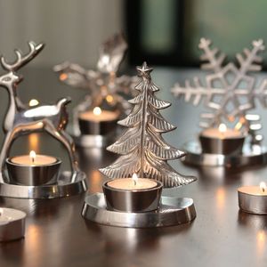 Classic Holiday Metal Christmas Centerpiece Decoration For Festive Table Arrangement And Elegant Display - Product Image 6