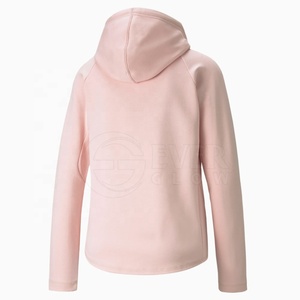 Sweat à capuche décontracté pour femme, hiver-automne, 100 % coton, respirant, coupe-vent, faible MOQ, prix de gros, style urbain - Product Image 2