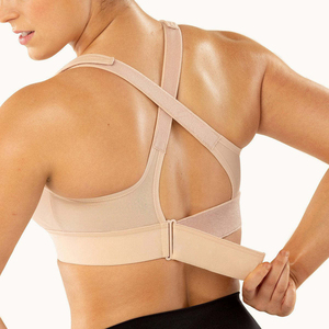 Top Deportivo Corto Transpirable de Alta Calidad para Yoga, Talla Grande, con Logotipo Frontal, para Damas, con Soporte Alto, Personalizable - Product Image 3