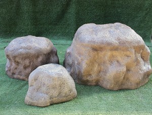 Large Unique Rock Decorative <b>Artificial</b> <b>Stone</b> FRP Fiberglass Lightweight Durable Non-Toxic Unbreakable Modern Design KNT Brand - Product Image 5