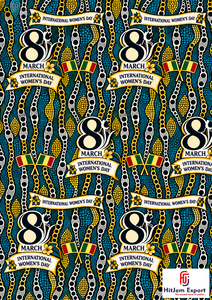 High Quality African Wax Print Fabric Ankara Custom Textile OEM ODM Manufacturer Wholesale International Womens Day - Product Image 3