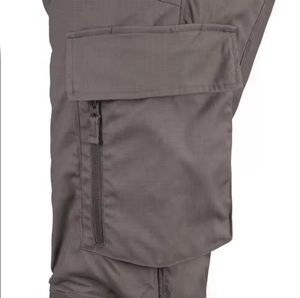 Men Cargo Trousers Mid Waist Straight Leg Outdoor Hiking <b>Work</b> <b>Pants</b> <b>Waterproof</b> Breathable Multi Pocket Tactical Polyester - Product Image 3