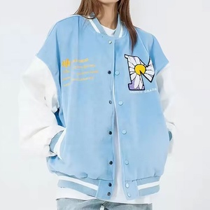 Vente en gros de vestes universitaires pour hommes avec logo personnalisé Fabricant de haute qualité 100% laine polyester conceptions personnalisées - Product Image 5