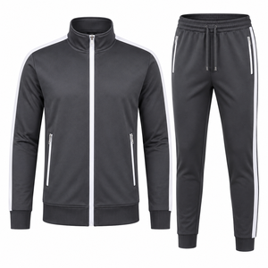 Conjunto Deportivo Casual con Capucha Personalizado Unisex al por Mayor, Traje de Gimnasio con Cremallera Completa, Ajuste Ceñido, Ropa Deportiva Lisa de Alta Calidad - Product Image 5