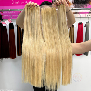 Extensiones de cabello virgen Remy vietnamita sedoso tan suave Tramas crudas sin procesar Cabello humano con estilo ondulado - Product Image 2