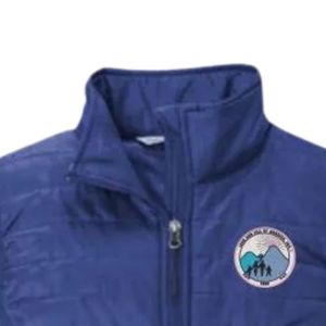 Jack and Jill Ladies Royal Blue <b>Packable</b> Puffer Vest Lightweight Quilted Sleeveless Outdoor <b>Jacket</b> - Product Image 2