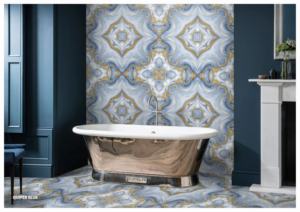 กระเบื้องพอร์ซเลนทันสมัยสวยงาม ขนาด 60x120 ซม. 600x1200 มม. 24x48 นิ้ว ผิวมันเงา ขนาดใหญ่ เหมาะสำหรับที่อยู่อาศัยและเชิงพาณิชย์ - Product Image 3