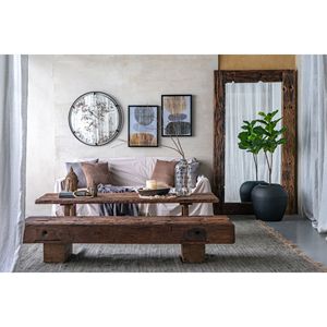 Specchio Rotondo Theodor D31.5x0.5'' con Design Industriale, Specchio Incorniciato in Metallo con Decorazione da Parete per Ingresso e Console - Product Image 4