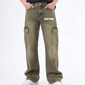 Jeans Anchos de Estilo Boyfriend Vintage para Hombre, Diseño Personalizado, Estilo Urbano, Pierna Ancha - Product Image 1