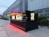 Maison conteneur avec cuisine, conteneur commercial, conteneur multi-étages pour cuisine