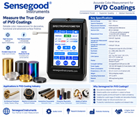Spectrophotomètre de couleur, colorimètre, spectromètre pour la mesure de la valeur DeltaE de correspondance des couleurs des revêtements PVD, portable et manuel