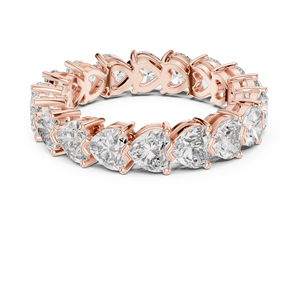 Bague de luxe en forme de cœur avec diamant de laboratoire, élégante pour femme, bijoux de mariage et de fiançailles, fournisseur OEM en gros - Product Image 2