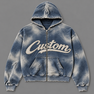 Sweat à capuche unisexe personnalisé brodé bicolore avec poignets côtelés pour marques de vêtements américaines – Fourniture en gros sous marque privée - Product Image 2