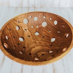 Resin and wood fruit bowl handmade <b>epoxy</b> decorative bowl modern home decor kitchen <b>table</b> centerpiece - Product Image 4