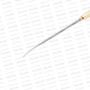 Elevador de frente Daniel Endoforehead de 9-1/4 pulgadas, curvo en cuarto de círculo, instrumento endoscópico para cirugía plástica de lifting de frente y cejas de Vaslcare - Product Image 3