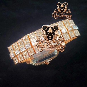 Reloj de Moissanita de Excelente Calidad con Diamantes de Alta Gama, Estilo Hip Hop, para Uso Diario Elegante y a la Moda - Product Image 2