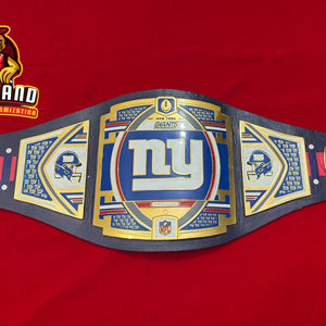 Ceinture de champion des Giants de New York pour adultes, confortable et durable, taille haute, tailles 2 mm et 4 mm, en zinc - Product Image 1