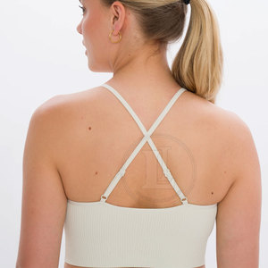 Conjunto de Yoga para Mujer de Alta Calidad, Marca Privada, Personalizado, Sólido, Transpirable, con Logotipo Frontal, Precio Bajo - Product Image 4