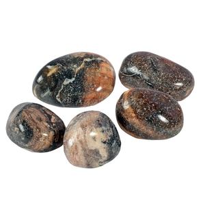 หินควอตซ์สีทองงานหัตถกรรมหินโมรากึ่งมีค่าขัดเงาฮวงจุ้ยและจักระ-เรกิชุดหินจักระ7ชิ้น - Product Image 3