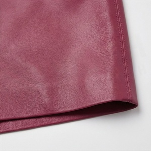 Jupe crayon mini en similicuir taille haute pour femme, couleur unie, design sexy et brillant, à porter toute l'année - Product Image 6