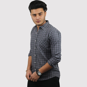 Camisa de Franela a Cuadros de Manga Larga para Hombre, Diseño de Lujo, Calidad de Exportación, Precio Bajo al por Mayor, Mejor Fabricante, Algodón - Product Image 3