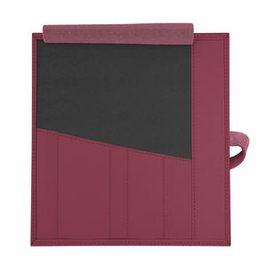 Étui à roulettes en cuir haut de gamme en promotion |   Organisateur d'outils en cuir de vache véritable |   Porte-accessoires de toilettage compact 15 x 13,5 cm - Product Image 1