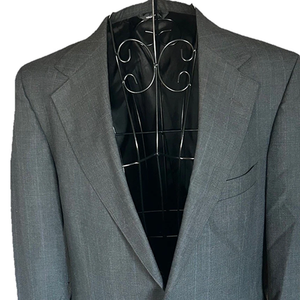 Blazer de costume sur mesure pour homme, à manches longues, en polyester et rayonne, coupe ajustée, style grec, idéal pour le bureau ou les occasions formelles - Product Image 3