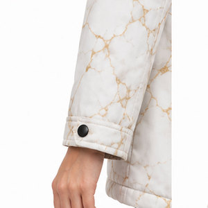 Chaqueta Parka Impermeable de Invierno para Mujer con Tela de Poliéster Premium, Aislamiento Acolchado Cómodo y Logotipo Personalizado - Product Image 4