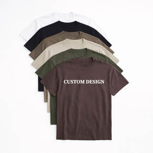 Camisetas de Verano para Hombre, a la Moda, Casuales, al por Mayor, Personalizadas, Corte Regular, 100% Algodón, Tejido de Punto, Hombros Caídos, Bangladesh - Product Image 1