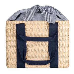 Panier de pique-nique isotherme en jacinthe d'eau, fait main, panier de rangement, vente en gros, écologique, fabriqué au Vietnam - Product Image 3