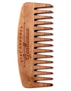 หวีไม้สะเดาทำมือ ซี่กว้าง สำหรับดูแลเส้นผม ราคาขายส่ง - Product Image 4