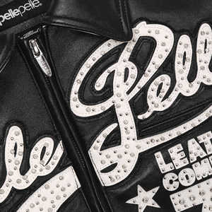 Chaqueta de Invierno para Hombre, Diseño Varsity, Nueva Colección, Bordado Intenso, Pedrería, Impermeable, Resistente al Viento, Decoración Vintage - Product Image 2