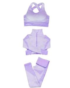 Conjuntos de Yoga de Dos Piezas de Secado Rápido para Mujer, Estilo Nuevo, Cómodos, para Gimnasio, Fitness, Trabajo, Bra y Shorts Transpirables, Ropa Deportiva con Logotipo en la Cintura - Product Image 6