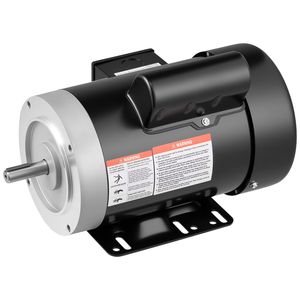 Motor Eléctrico de CA de 1 HP, 1725 RPM, para Compresor de Aire, Rotación CW/CCW, Diámetro del Eje de 5/8 Pulgadas, Longitud del Eje de 1.88 Pulgadas, Torque de 4.1 N.m - Product Image 1