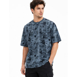 T-shirt en coton de haute qualité pour hommes, vêtement décontracté essentiel au quotidien, OEM ODM, vente en gros, t-shirt en coton doux de qualité supérieure pour hommes sur mesure - Product Image 3