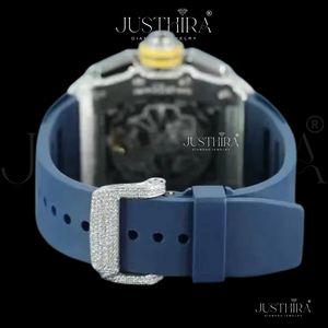 Premium Quality Bling Moissanite <b>Diamond</b> <b>Watch</b> for Men Hip Hop Style Wristwatch with Brilliant Stones Available For Sale - Product Image 3