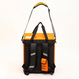 Mochila de reparto de comida de gran capacidad, multifuncional, color naranja medio, de nuevo diseño. - Product Image 4