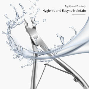 Nail Tech Tools D07 Stainless Steel Curved Finger Cuticle Nippers Chromeplate Manicure Salon ANAAIF - Product Image 4